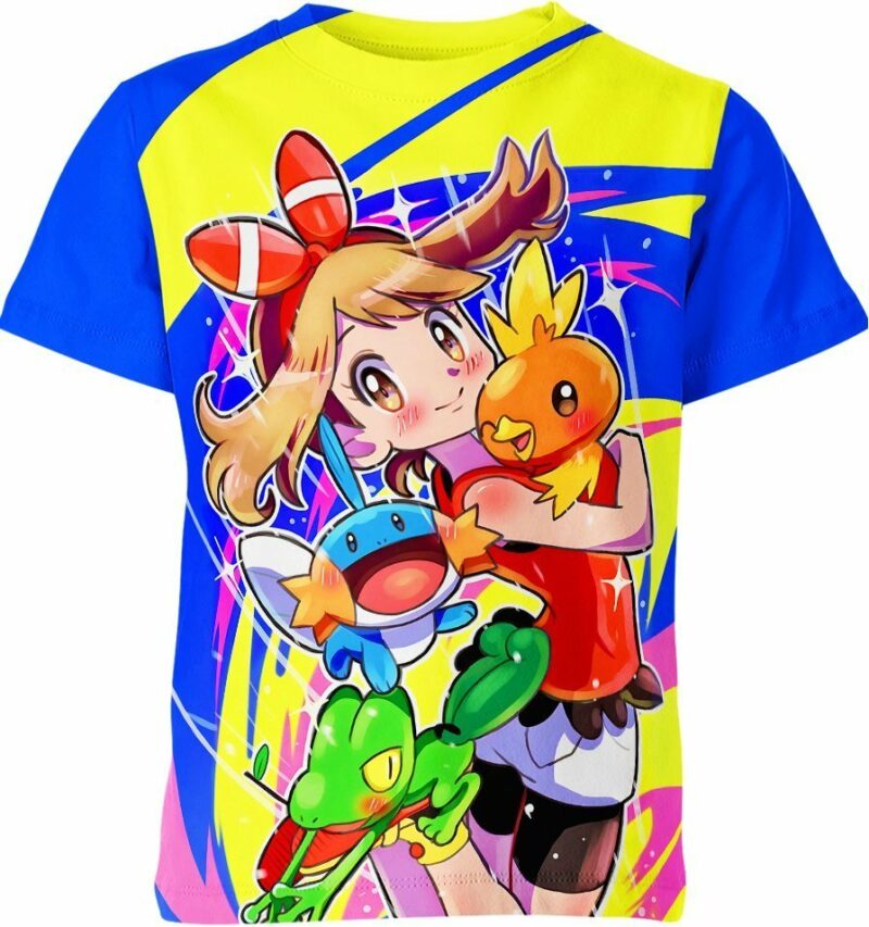 May Mudkip Torchic Treecko Pokemon Shirt