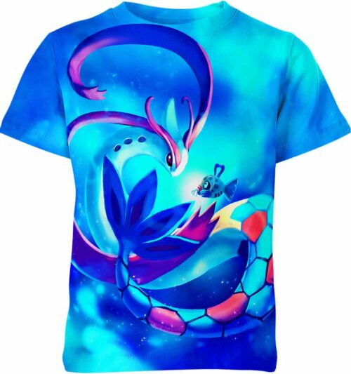 Feebas And Milotic From Pokemon Shirt