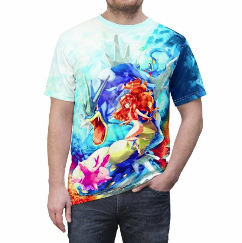 Misty With Gyarados Manaphy And Corsola From Pokemon Shirt