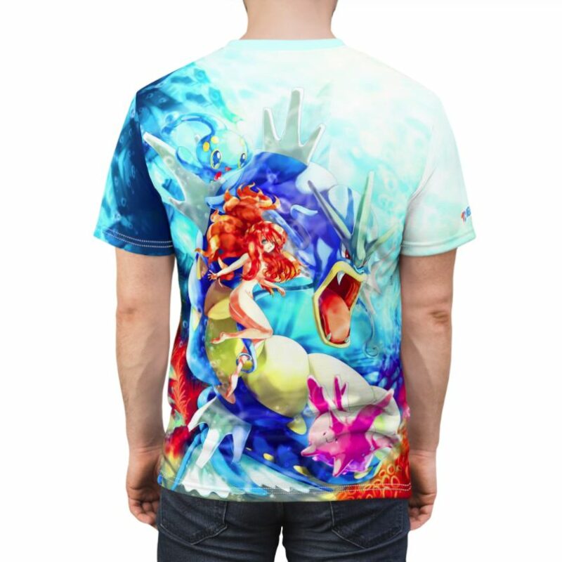 Misty With Gyarados Manaphy And Corsola From Pokemon Shirt