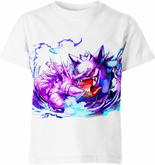 Gengar And Nidorino From Pokemon Shirt