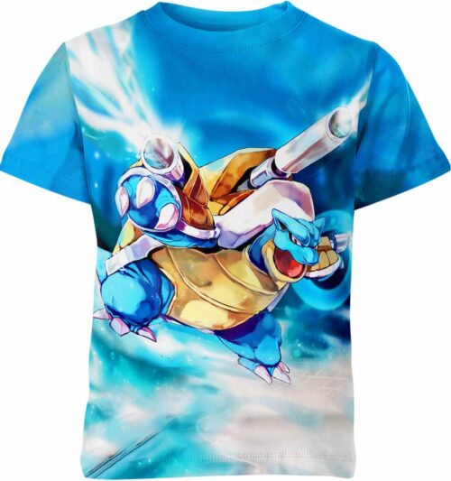 Mega Blastoise From Pokemon Shirt