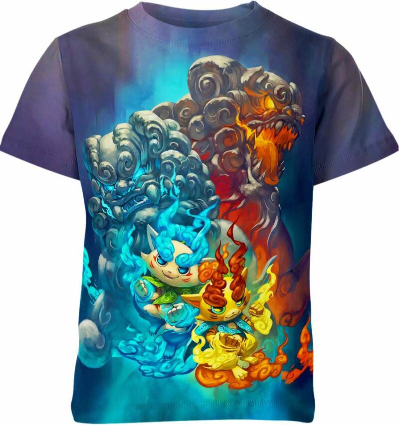 Shishikoma X Torajirou From Pokemon Shirt