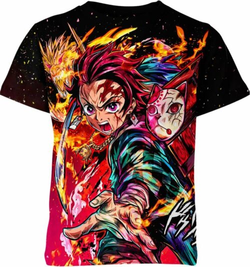 Tanjiro Kamado From Demon Slayer Shirt