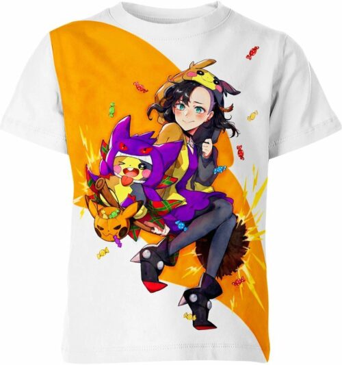 Gengar X Pikachu From Pokemon Shirt