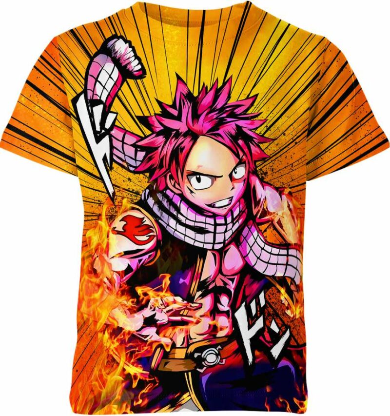 Natsu Dragneel From Fairy Tail Shirt