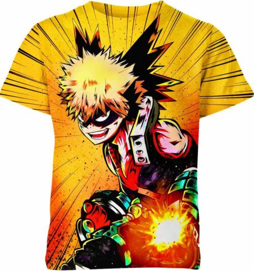 Katsuki Bakugo From My Hero Academia Shirt