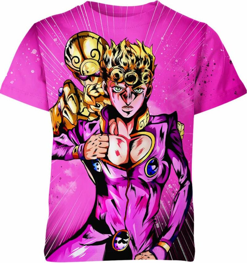 Giorno Giovanna From Jojo'S Bizarre Adventure Shirt