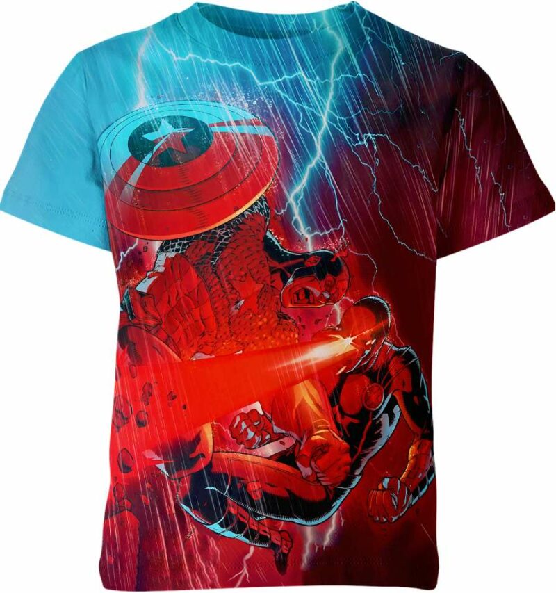 Captain America Vs Cyclops Shirt