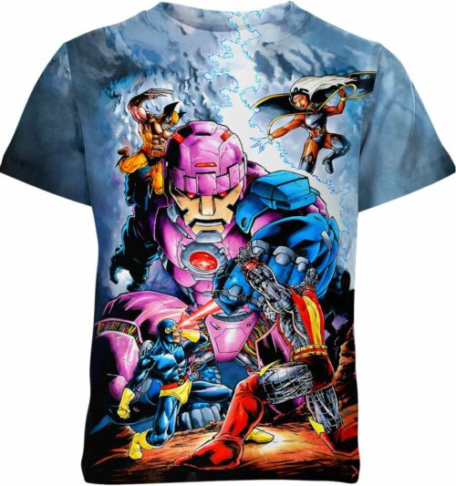 X-Men Vs Sentinel Shirt