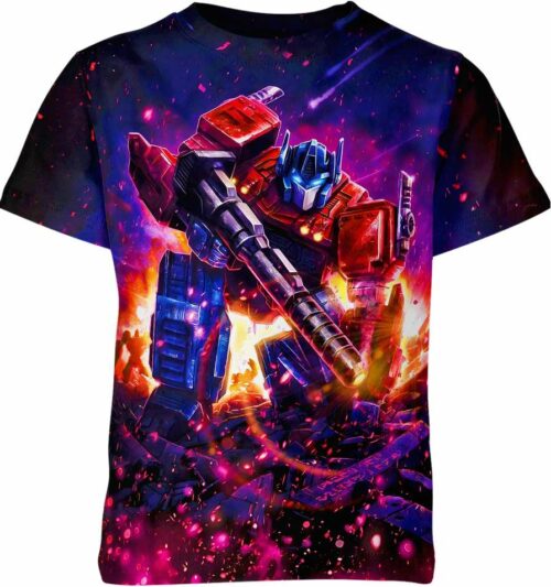 Optimus Prime From Transformers Shirt