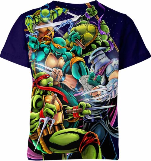 Teenage Mutant Ninja Turtles Vs Shredder Shirt