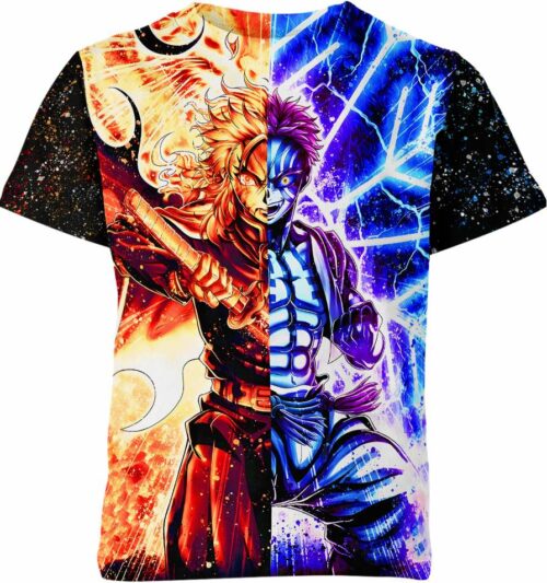 Rengoku Vs Azaka From Demon Slayer Shirt