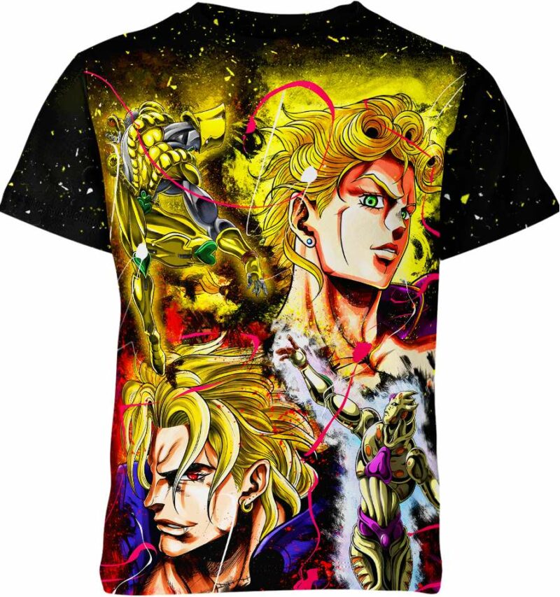 Dio X Giorno Jojo'S Bizarre Adventure Shirt