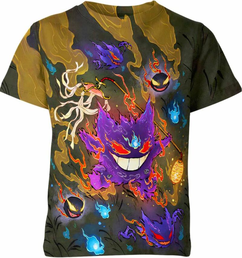 Gengar Haunter Gatsly from Pokemon Shirt