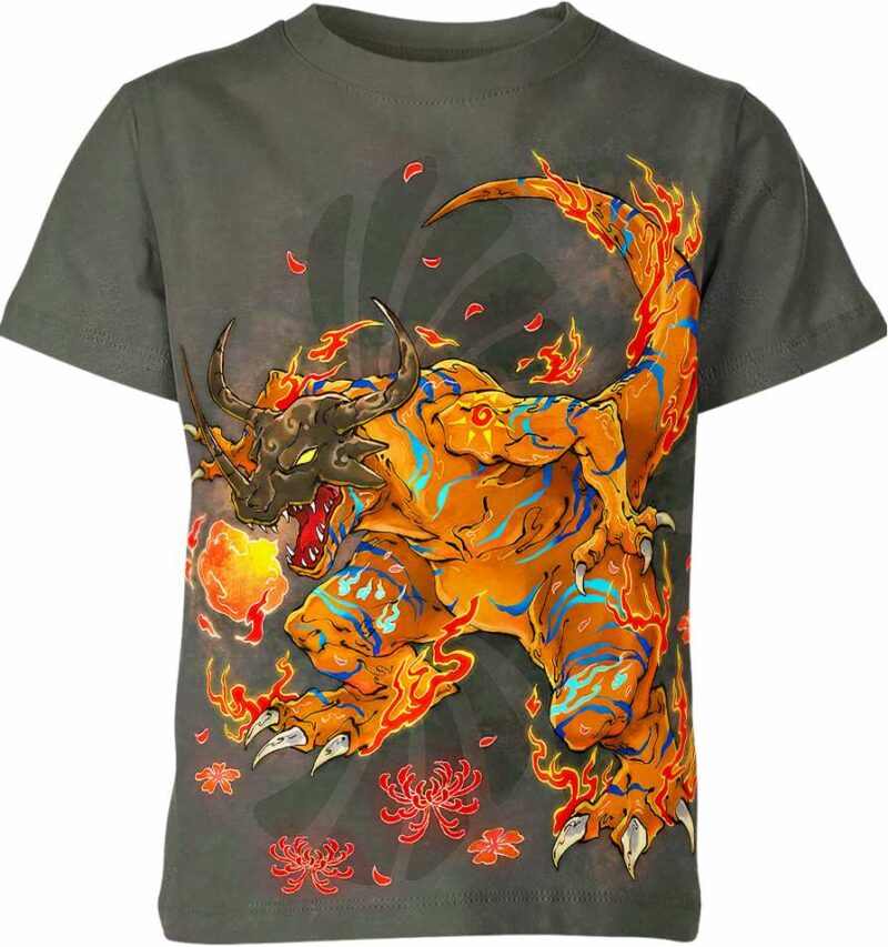 Greymon From Digimon Shirt