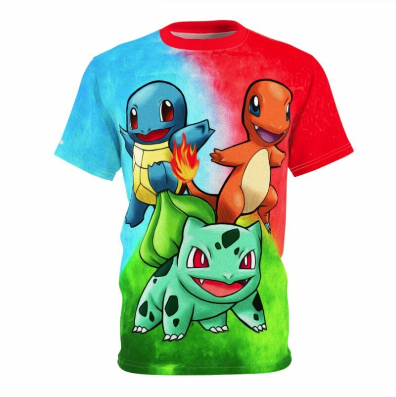 Charmander Squirtle Bulbasaur Pokemon Shirt