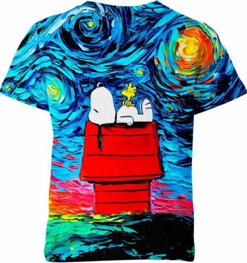 Snoopy X Vincent Van Gogh Shirt