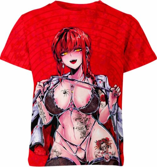 Makima Ahegao Hentai From Chainsaw Man Shirt