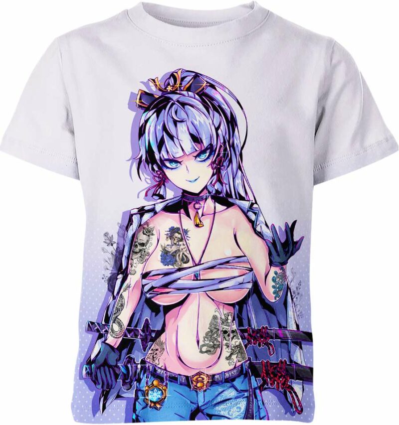 Yakuza Ayaka Ahegao Hentai From Genshin Impact Shirt