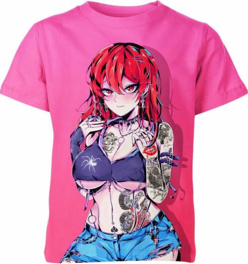 Anime Girl Ahegao Hentai Shirt