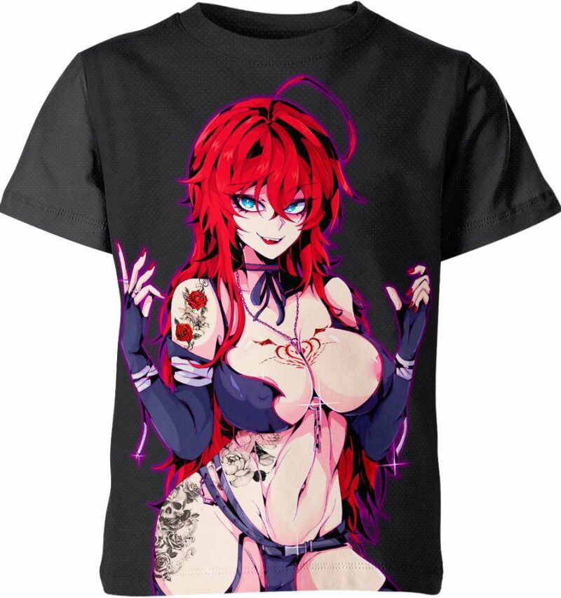 Rias Gremory Ahegao Hentai From High School DxD Shirt