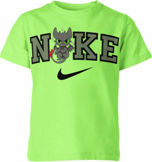 Toothless from How To Train Your Dragon Nike Shirt