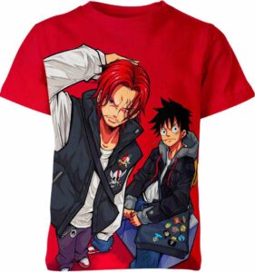 Shanks x Monkey D Luffy From One Piece Shirt