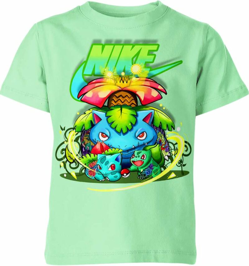 Bulbasaur Venusaur from Pokemon Nike Shirt