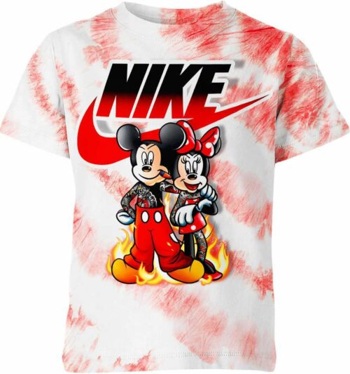 Minnie and Mickey Mouse Disney Nike Shirt