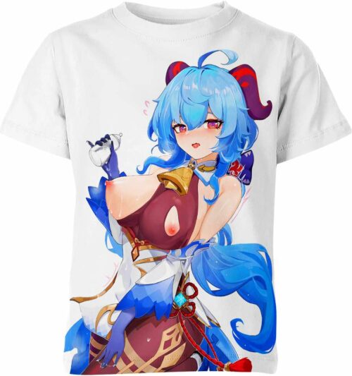 Ganyu From Genshin Impact Hentai Ahegao Shirt