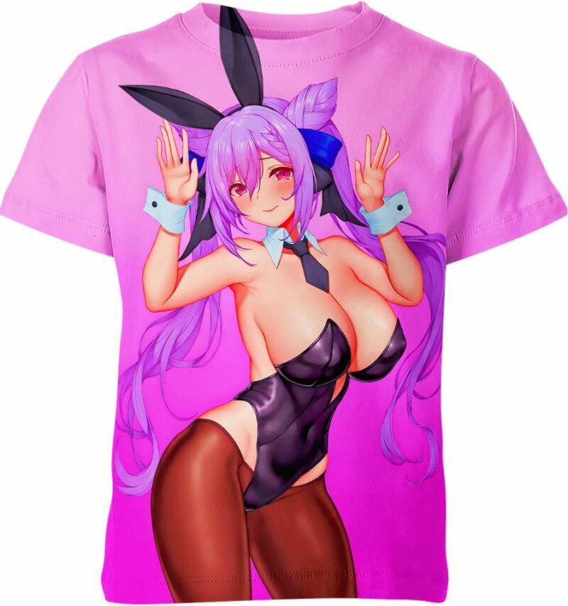 Keqing From Genshin Impact Hentai Ahegao Shirt