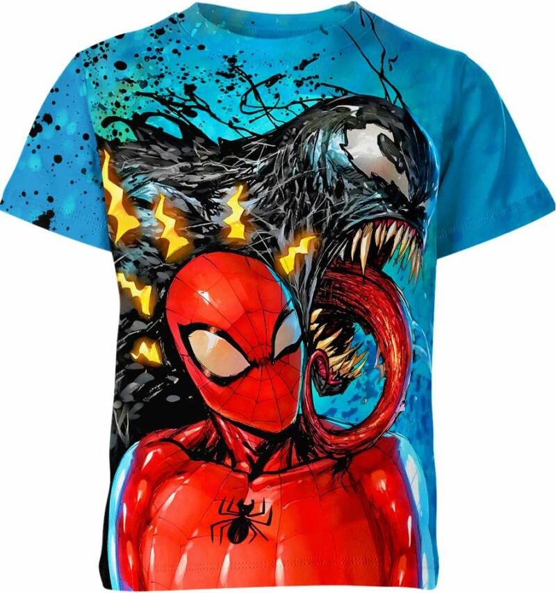 Venom And Spider Man Shirt