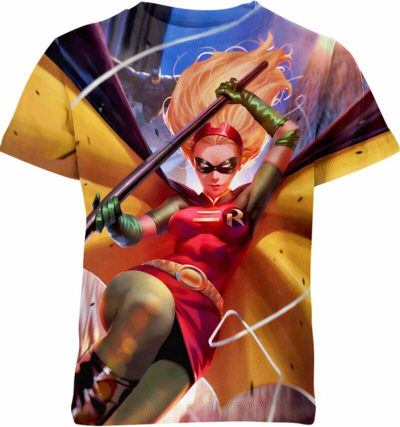 Woman Robin From Batman Shirt