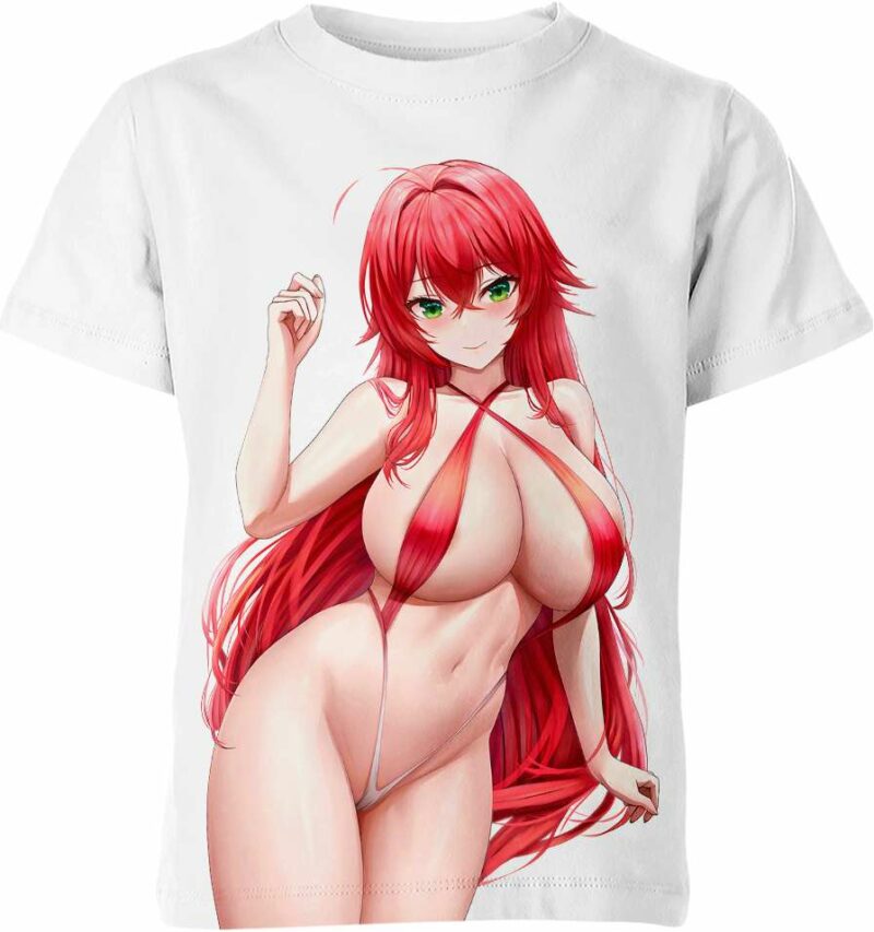 Rias Gremory High School Dxd Ahegao Hentai Shirt