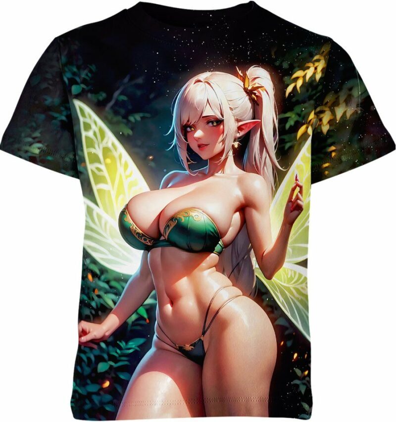 Tinker Bell From Peter Pan Ahegao Hentai Shirt