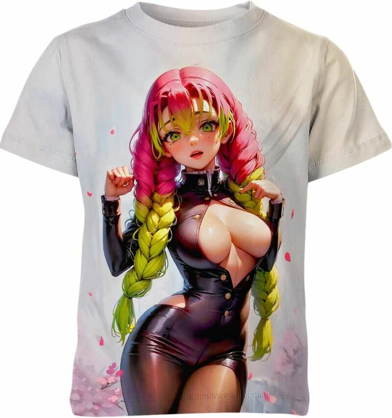 Mitsuri Kanroji Ahegao Hentai From Demon Slayer Shirt