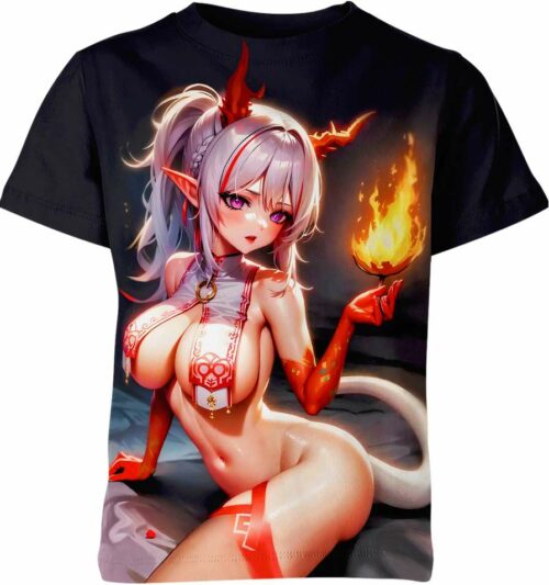 Anime Girl Ahegao Hentai Shirt