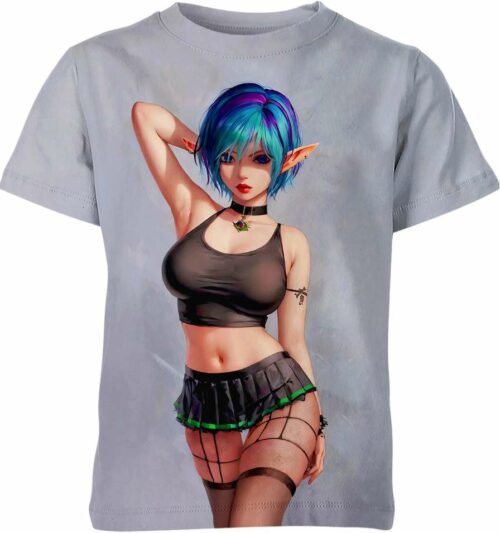 Elf Anime Girl Shirt