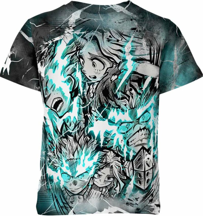 Deku Izuku Midoriya And Eri From My Hero Academia Shirt