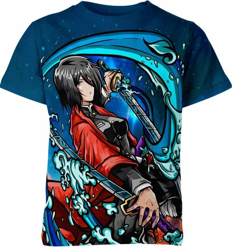 Giyuu X Mikasa Ackerman From Attack On Titan Shirt