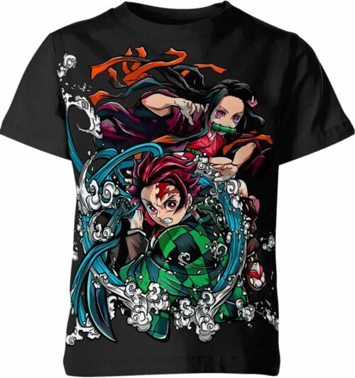 Nezuko X Tanjiro Kamado From Demon Slayer Shirt