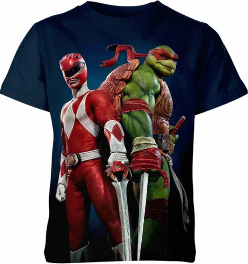 Power Ranger X Tnmt Shirt