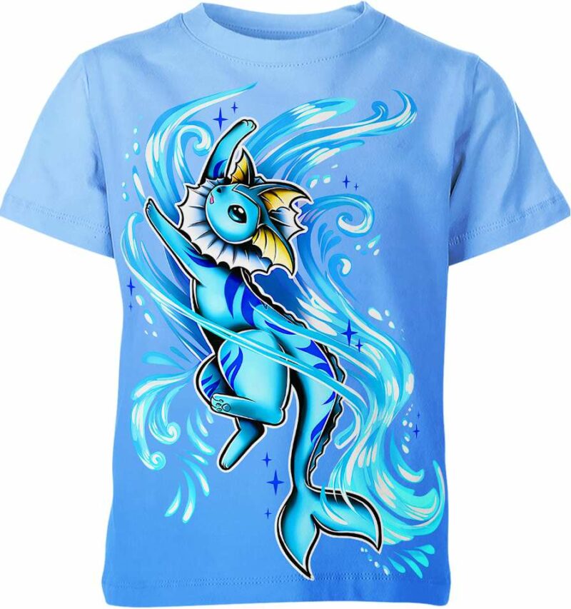 Vaporeon From Pokemon Shirt