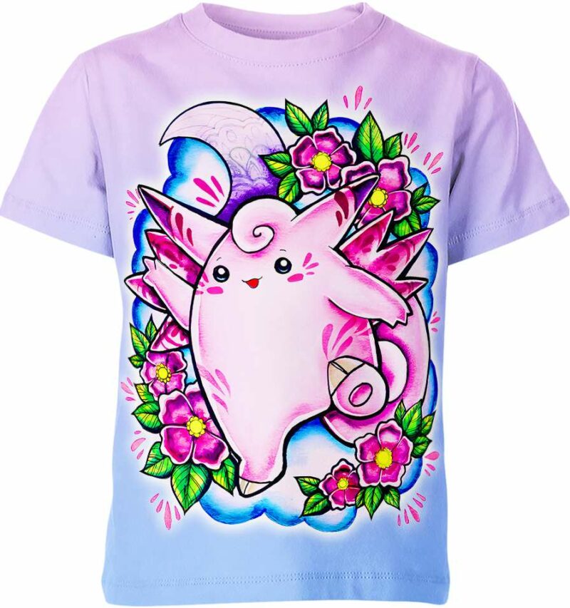 Clefable From Pokemon Shirt