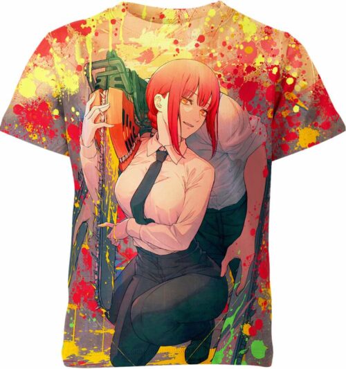 Makima and Chainsaw Devil From Chainsaw Man Shirt