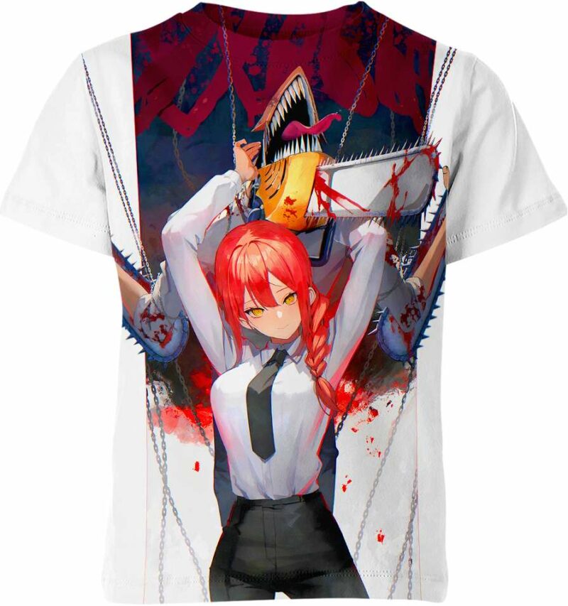 Makima and Chainsaw Devil From Chainsaw Man Shirt