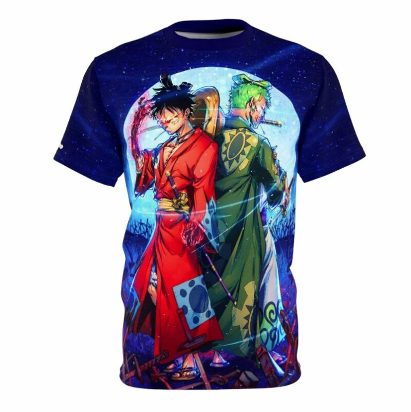 Monkey D Luffy and Roronoa Zoro from One Piece Shirt