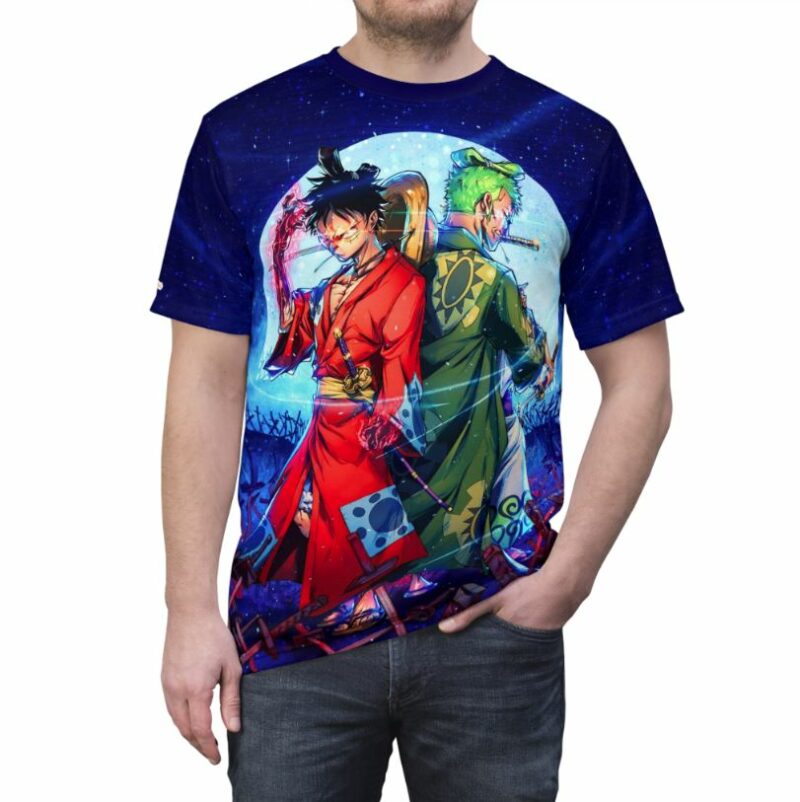 Monkey D Luffy and Roronoa Zoro from One Piece Shirt