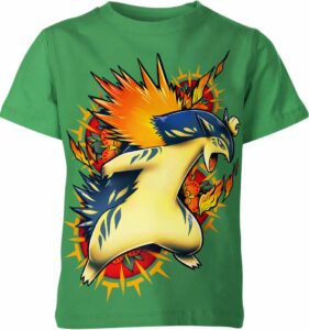 Typhlosion From Pokemon Shirt